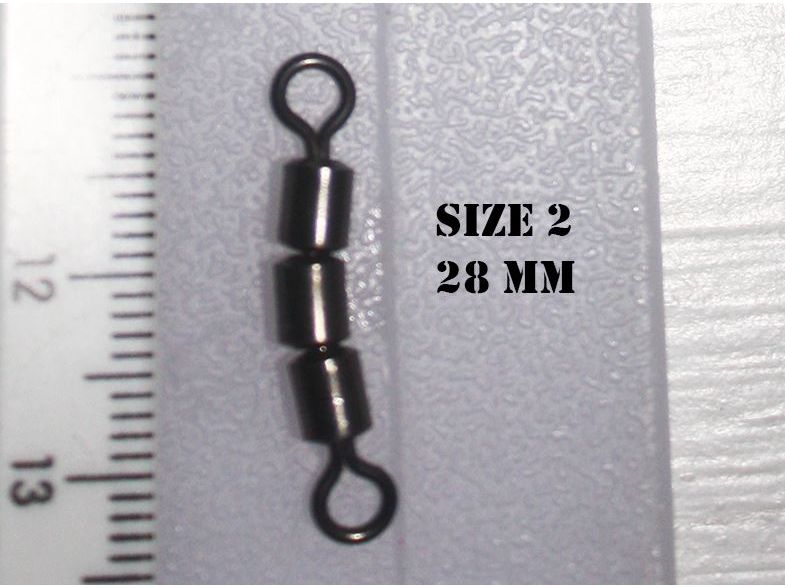 3 barrel fishing swivels