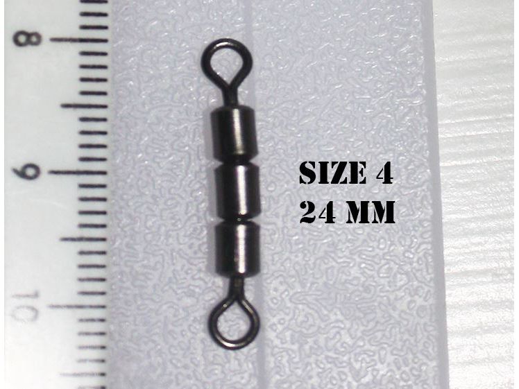 3 barrel fishing swivels