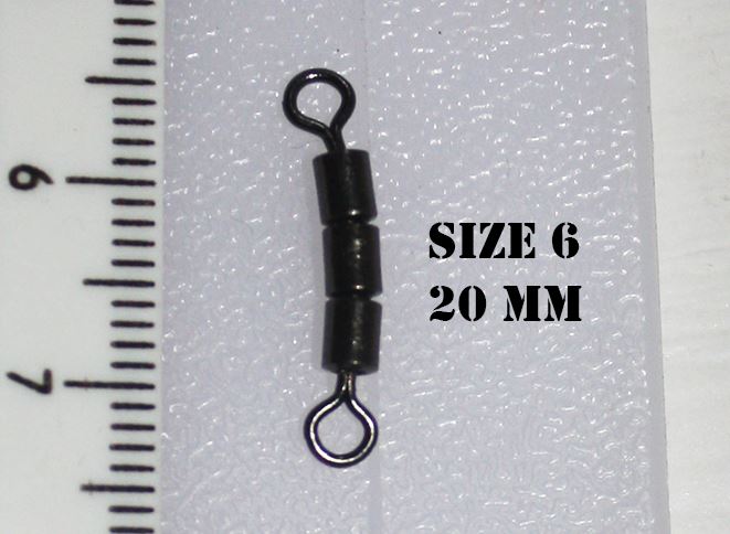 3 barrel fishing swivels