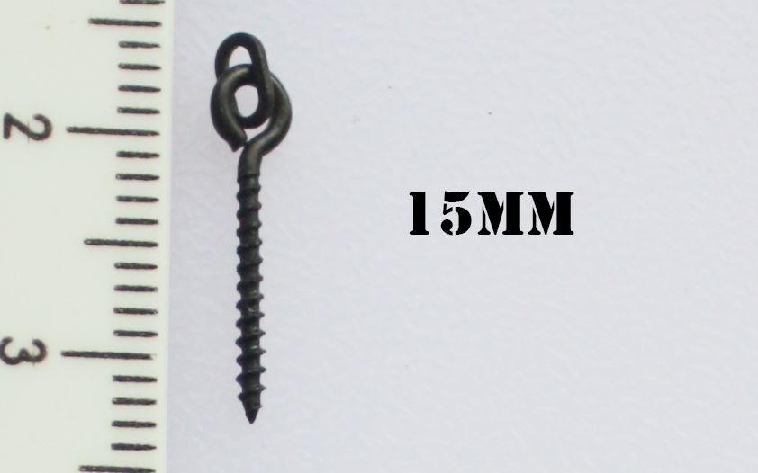 Bait/boilie screws 4 types 12mm no ring 12mm, 15mm, 26mm Fishing Terminal Tackle