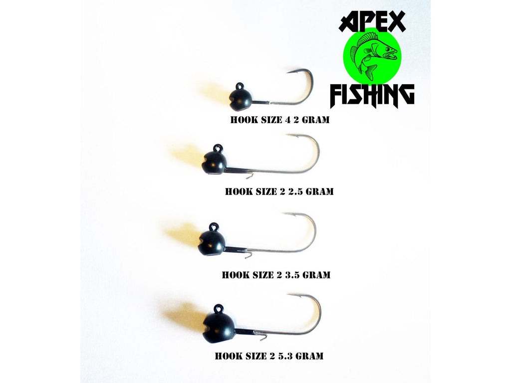 Tungsten Split Jig Head for Lure Fishing various sizes UK seller quick dispatch