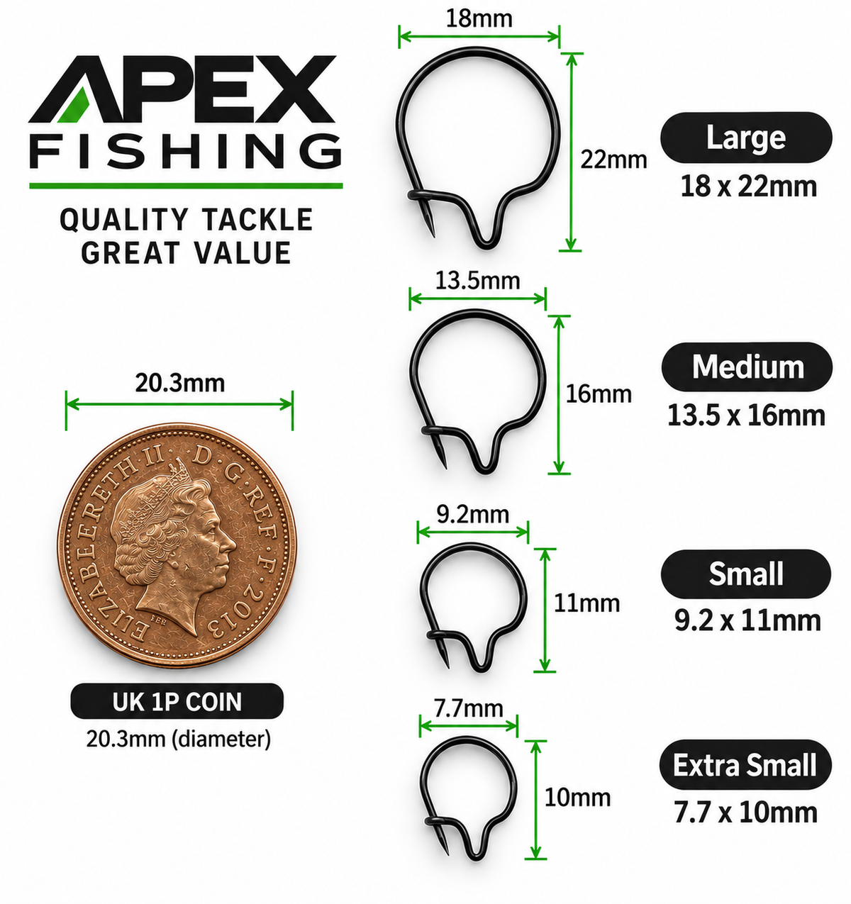 Maggot Clips – Hair Rig Bait Clips for Maggots & Worms – Carp & Specimen Fishing