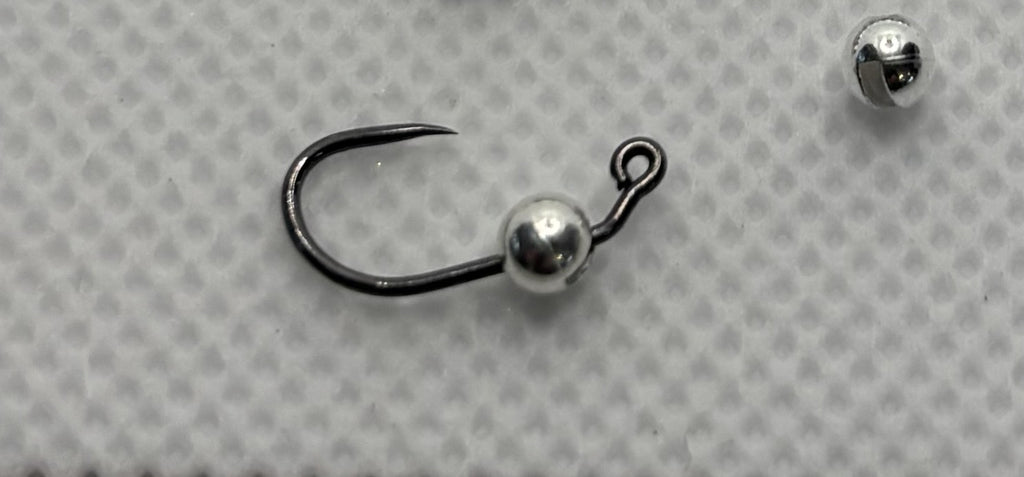 Apex Fishing Jig Hook & Slotted Tungsten Bead Bundle (3.5mm) Fly Tying