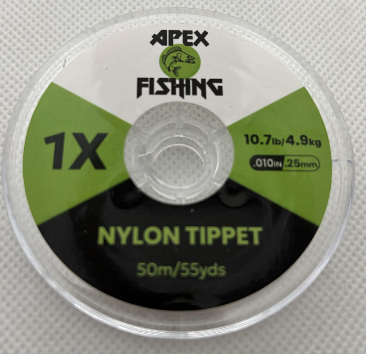 Apex Fishing Clear Nylon Fly Fishing Tippet – 50m / 55yds – 0X to 7X
