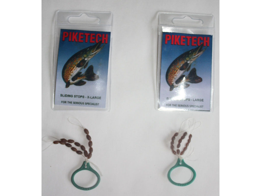 Piketech sliding stops used in lure fishing 15 stops per pack UK Seller