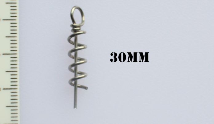 Soft Plastic Spring Pin Used in Lure Fishing