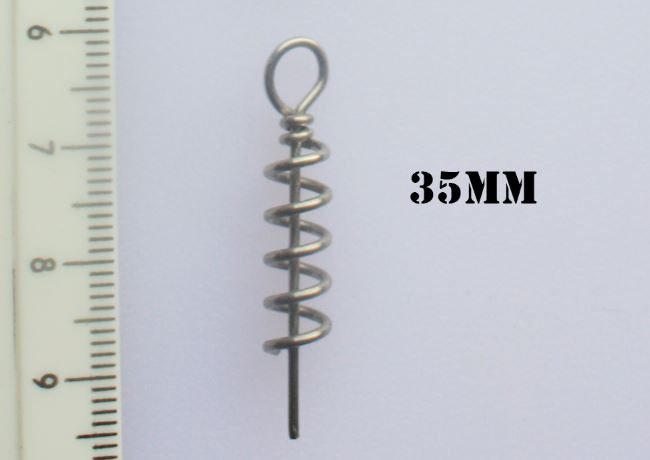 Soft Plastic Spring Pin Used in Lure Fishing