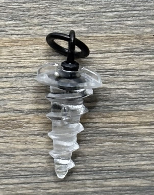 Specialist 12mm Transparent Screw-In Bait Swivels with Rig Ring – Carp & Specimen Fishing