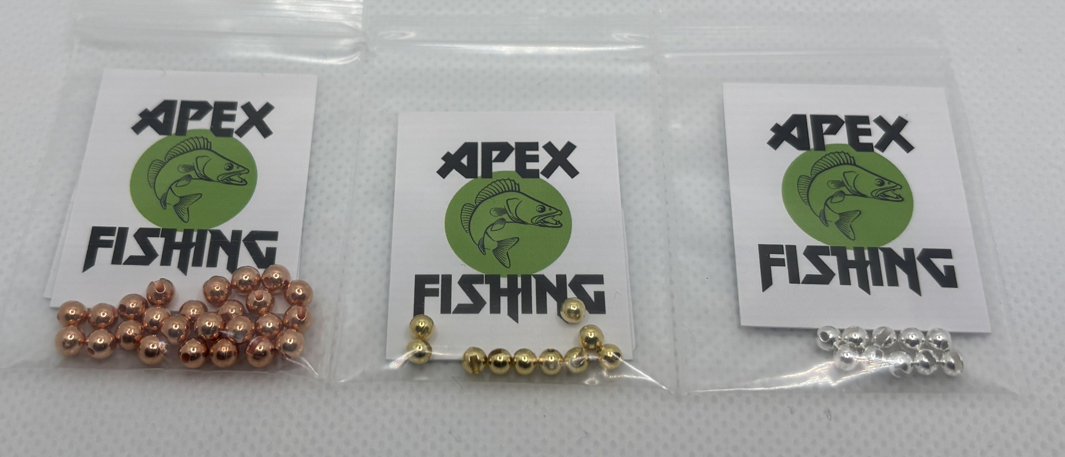 Apex Fishing Jig Hook & Slotted Tungsten Bead Bundle (3.00mm)