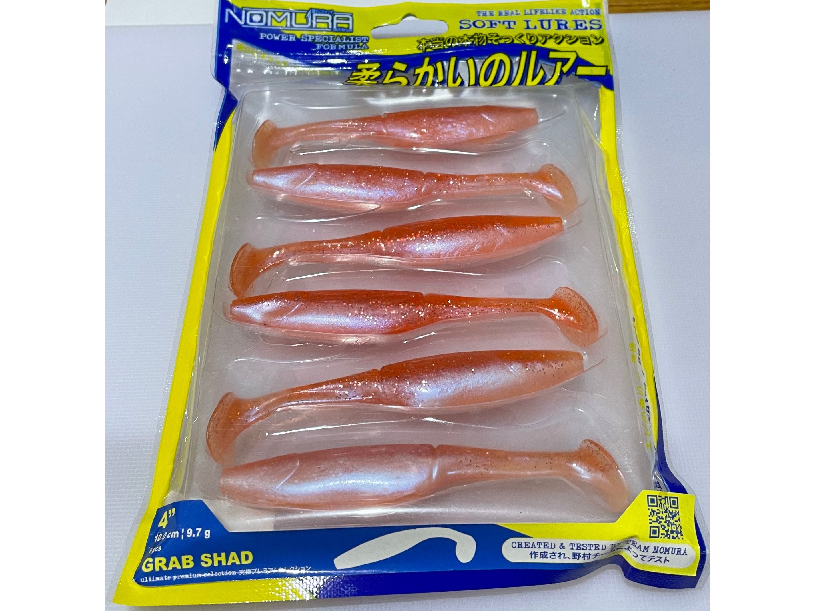 Nomura Grab Shad Soft Plastic Fishing Lure 10 CM UK Seller Fast Delivery
